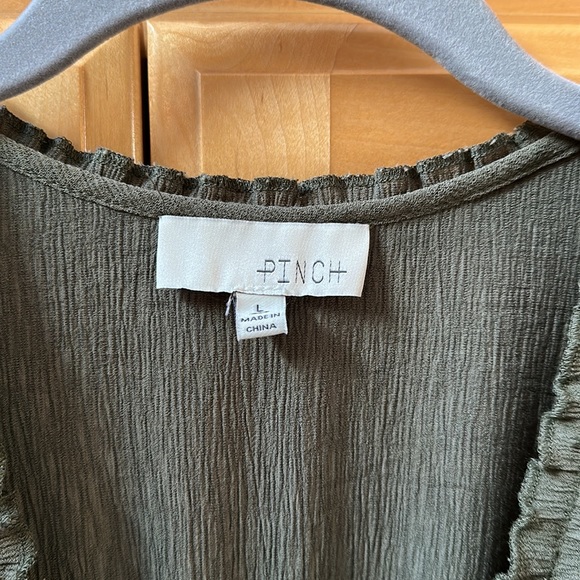 PINCH Green Ruffle Dress - Picture 3 of 7